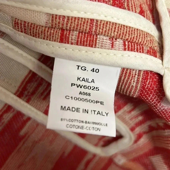 Made in Italy, (+) people.Blazer women medium.Linen,cotton,embroidered,Aztec,EC - Picture 13 of 16